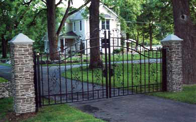 Large Pillar for an Entry Gate