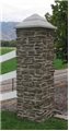 21 inch Faux Stone Pillar