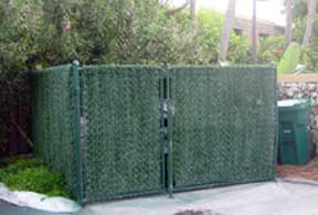 Hedge Link Privacy Insert for Chain Link Fence